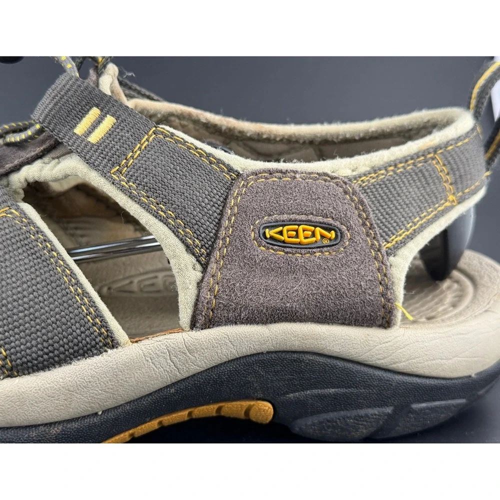 Keen Newport H2-Waterproof Hiking Sandals, Brown Yellow, 1008399, Mens 11